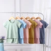 Children's short-sleeved suits, summer clothing for kids and girls, boys' T-shirts, baby clothes wholesale, children's short-sleeved summer clothing Specification image